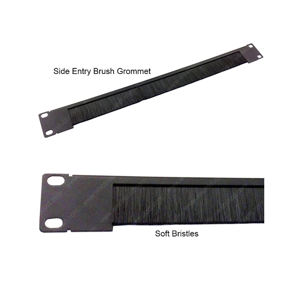 Electriduct Side Entry Brush Grommet- 1U QWM-ED-WM-1UBRG
